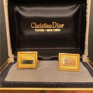 Authentic Christian Dior Cuff Links